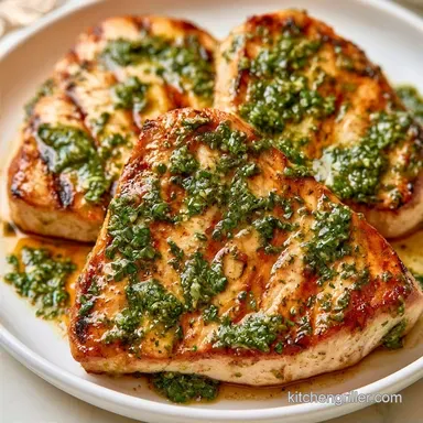 Grilled Swordfish With Pesto for 4