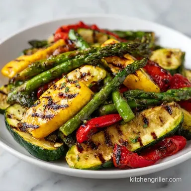 Healthy Grilled Garden Veggies in 20 Min