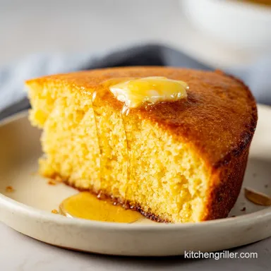 Honey Butter Cornbread for 8 Servings