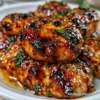 Honey Garlic Chicken Kabobs for 4