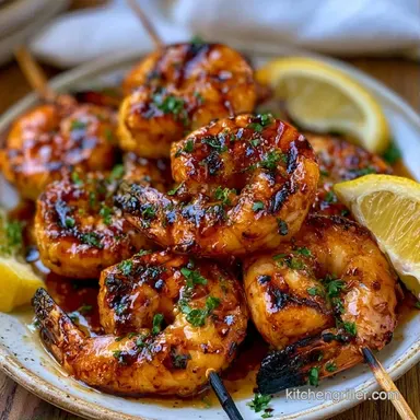 Shrimp Kabob Marinade for 4 Servings Recipe Card
