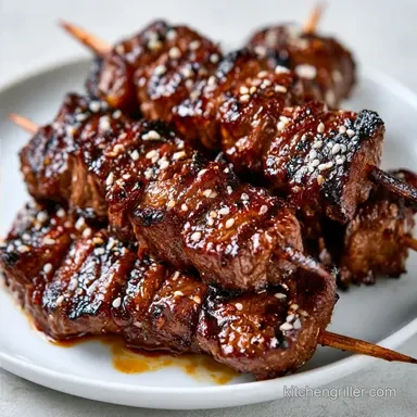 Korean Beef Skewers for 6 Servings