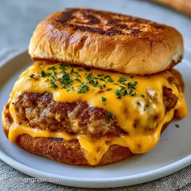 Lazy Stovetop Burger Recipe in 18 Mins Recipe Card
