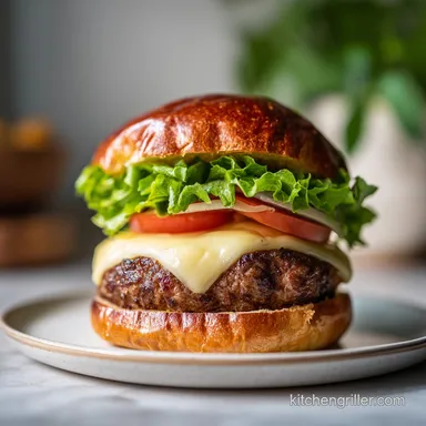 Lean Bison Burger Recipe Grill Time: For 4 Servings Recipe Card