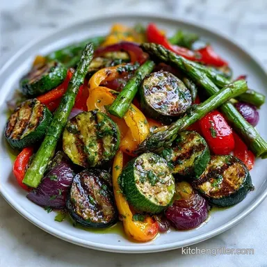 Lemon Herb Grilled Veggies in 30 Minutes