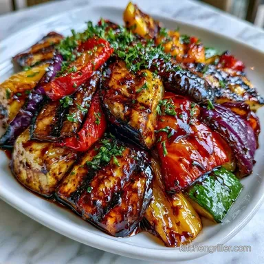 Mediterranean Grilled Veggies in 20 Min