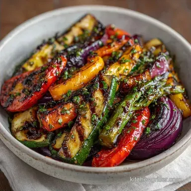 Olive Oil Grilled Veggie Medley for 6