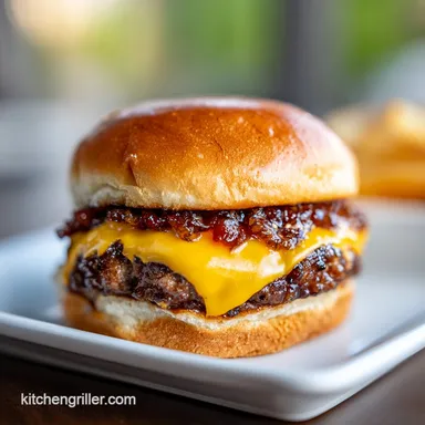 Juicy Lucy Burger Recipe Oven Baked for 4