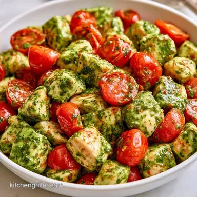 Pesto Chicken Meal Prep for 4 Servings