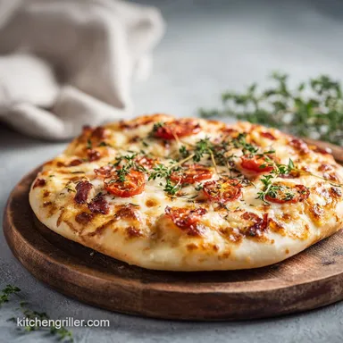 Pizza on a Blackstone Griddle for 4 Servings