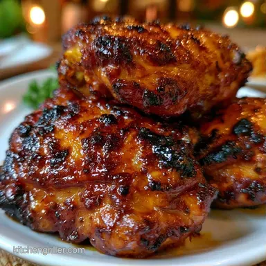 Smoked Chicken for 4 Servings Recipe Card