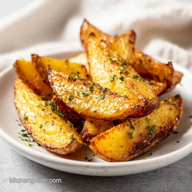 Grilled Potato Wedges Foil Packet Ranch: For 4 Servings Recipe Card