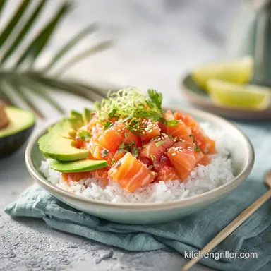 Sushi Bowl Recipe with Salmon & Avocado (30 Min)
