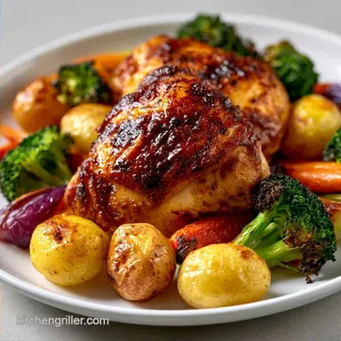 Sheet Pan Chicken Dinner for 4 Servings