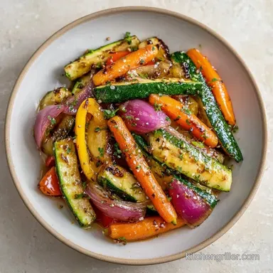 Simple Grilled Vegetables in 30 Minutes Recipe Card