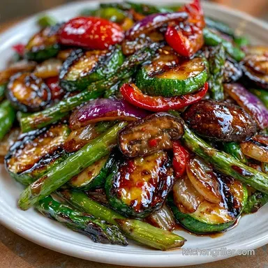Stovetop Grill Pan Veggies for 4 Servings