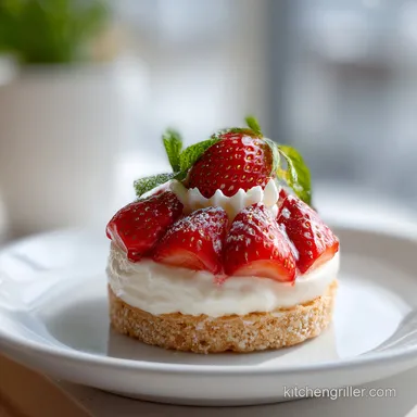 Mini Tea Party Dessert with Strawberry in 32 Min Recipe Card