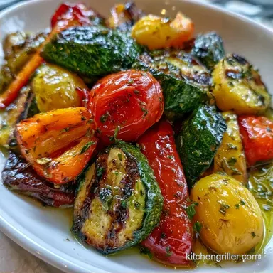 Summer Vegetable Grill Platter for 6