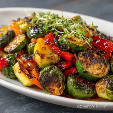 Weekly Grilled Vegetable Plan: Meal Prep Recipe Card