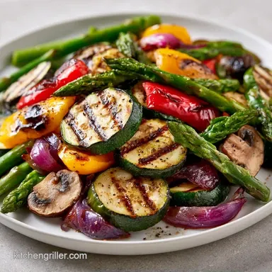 Zesty Grill Basket Veggies for 4 Servings
