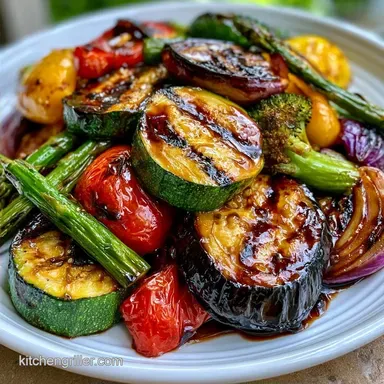 Zesty Marinated Grilled Vegetables for 4