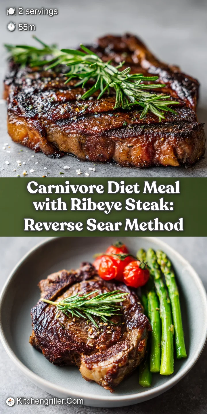 Close-up of a juicy ribeye steak showing beautiful marbling and a crisp, browned crust. The meat looks tender and flavorful.