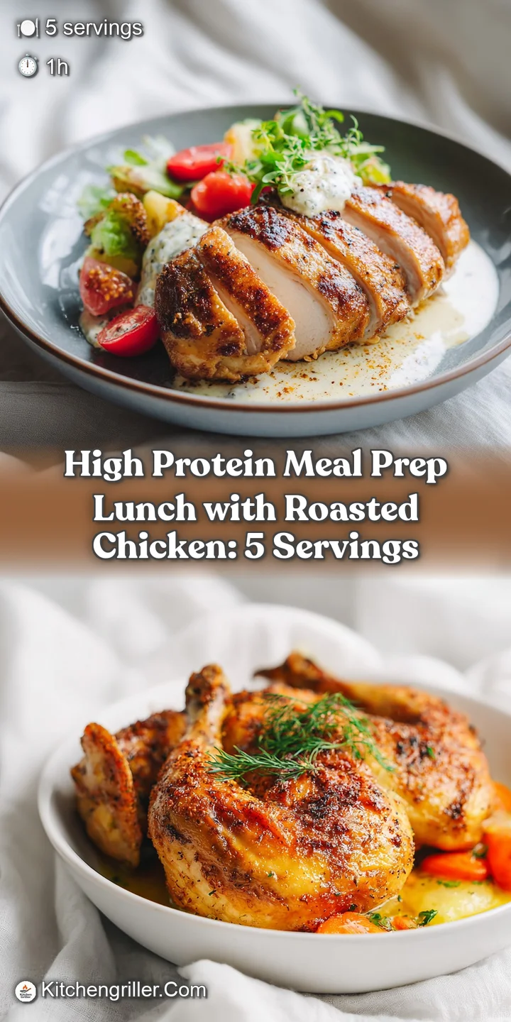 Close-up showcases tender, roasted chicken with crispy skin, nestled amongst steamed broccoli and fluffy quinoa grains.