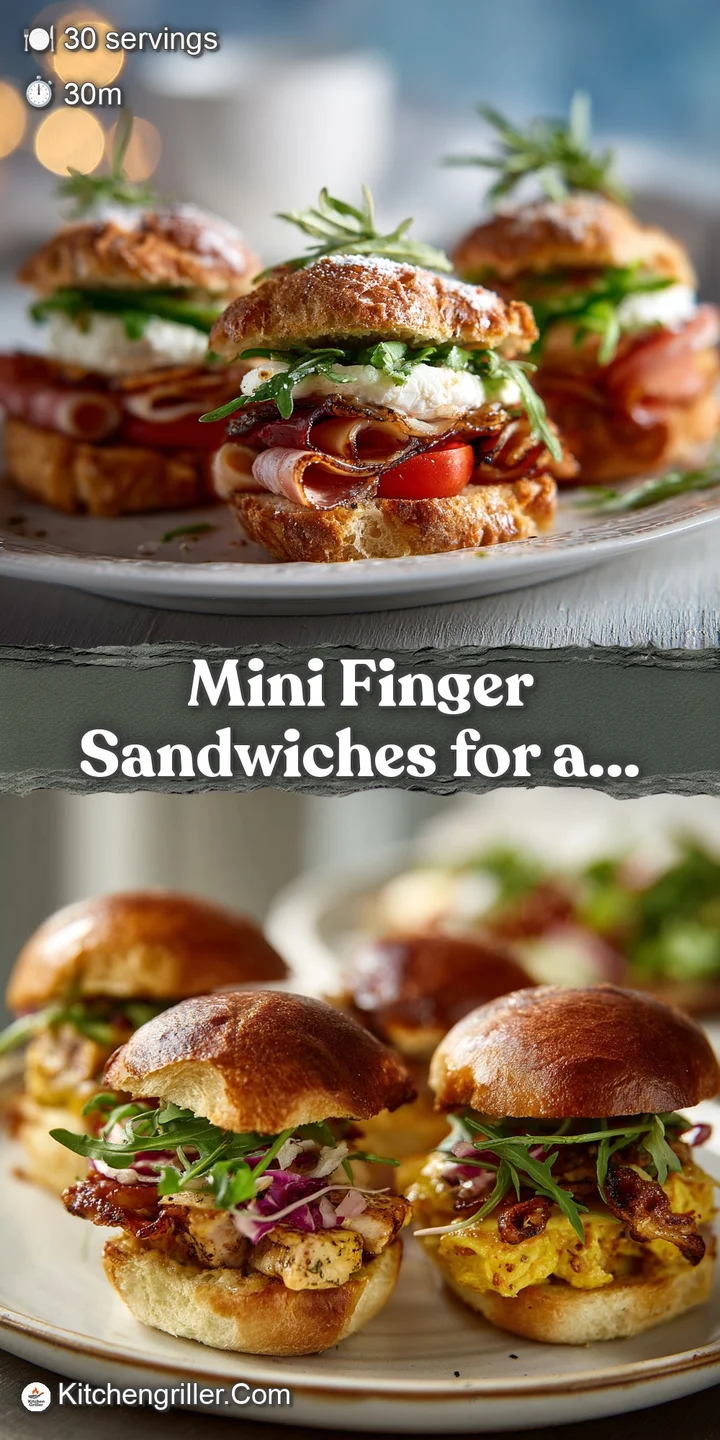 Close-up of a mini sandwich showcasing layers of vibrant filling between soft bread, inviting and delicious looking.