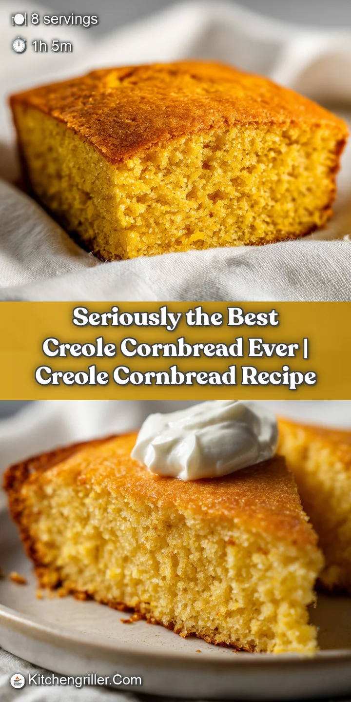 Close-up of a thick, golden cornbread crust with a soft, moist interior, highlighting texture.