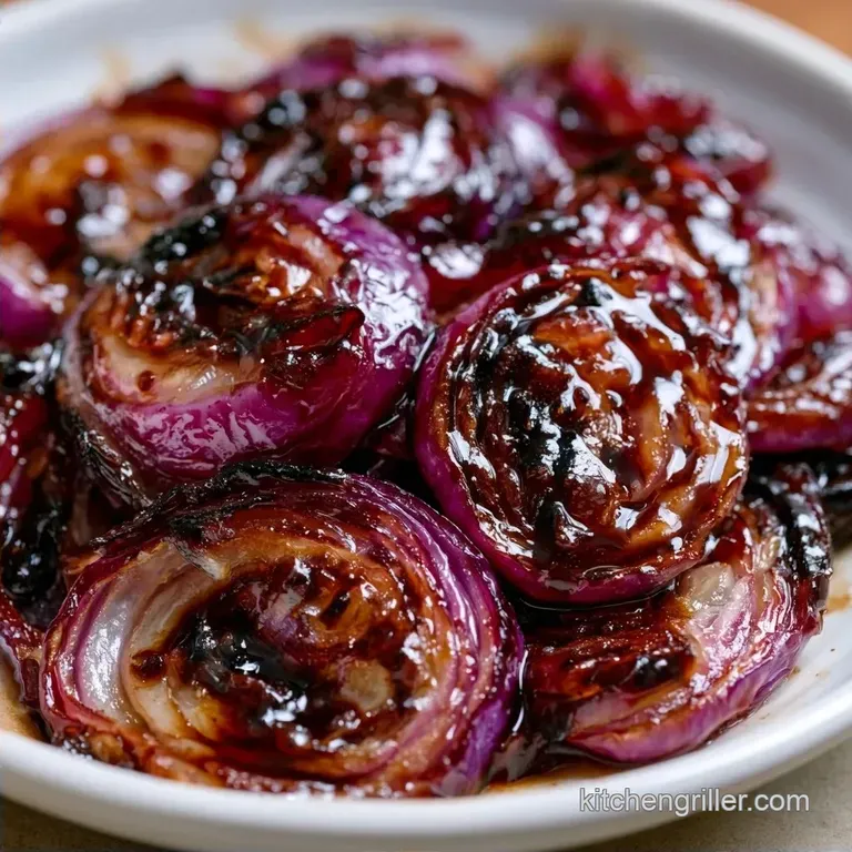 Grilled Red Onions: Charred and Sweet