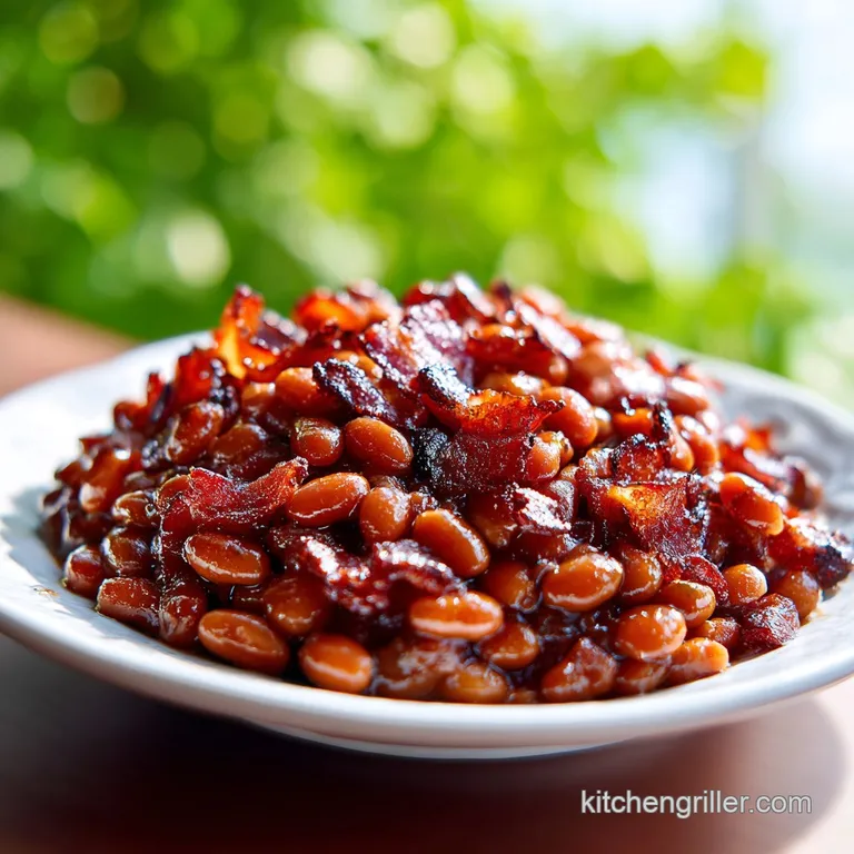 Baked Beans with Bacon and Brown Sugar from Scratch