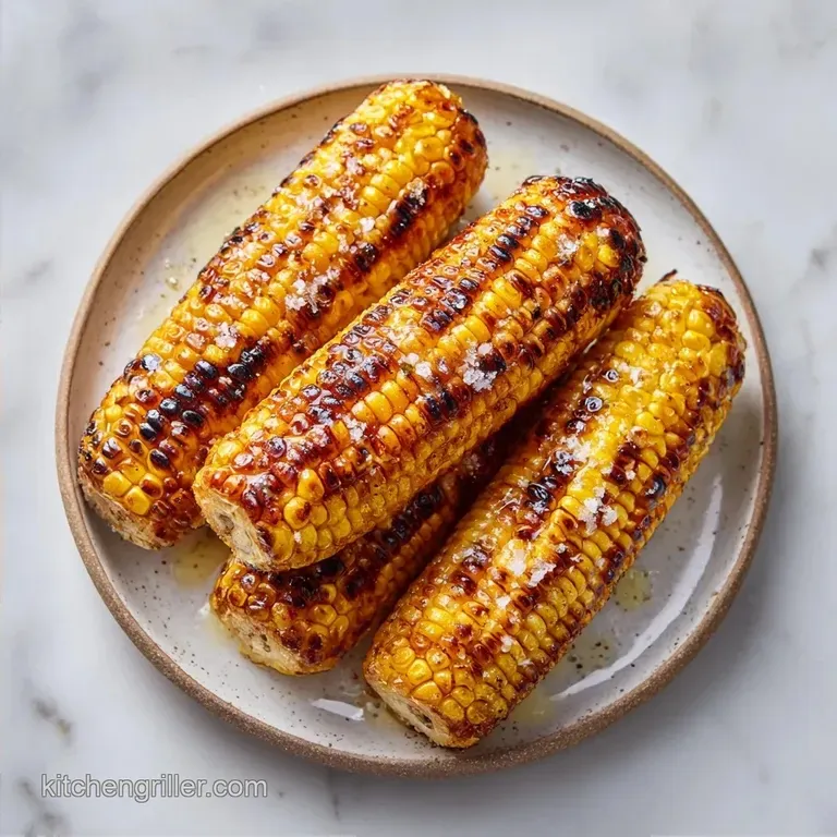 Best Basic Grilled Corn: Smoky and Charred
