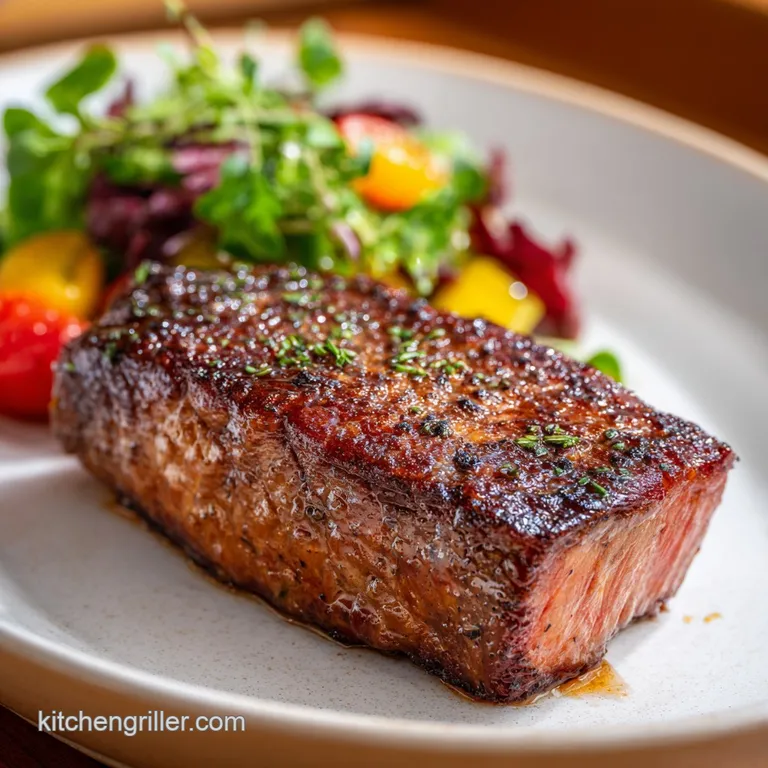Blackstone Steak: Mahogany Crust and Buttery Interior