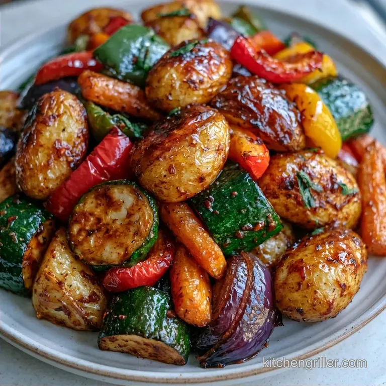 Tender Campfire Foil Grilled Vegetables
