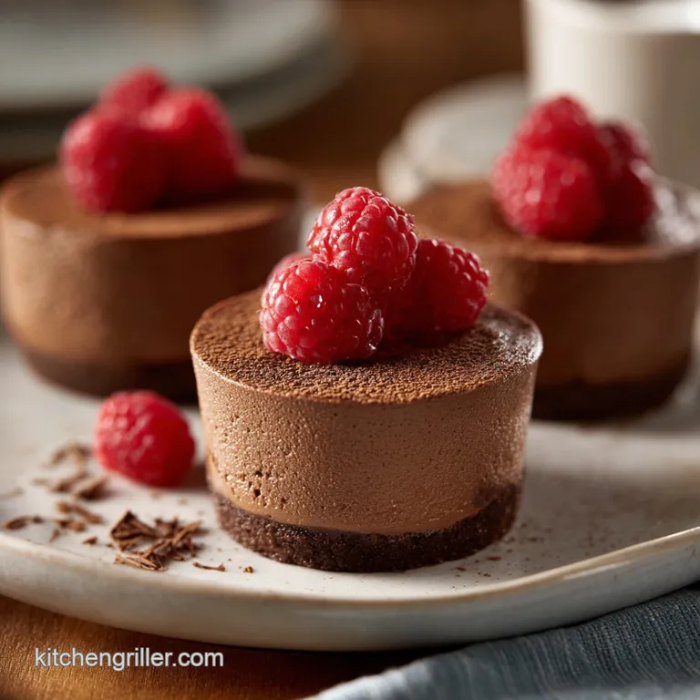 Elegant dessert cup: swirled whipped cream, a dusting of cocoa, and a delicate wafer create an enticing, sophisticated treat.