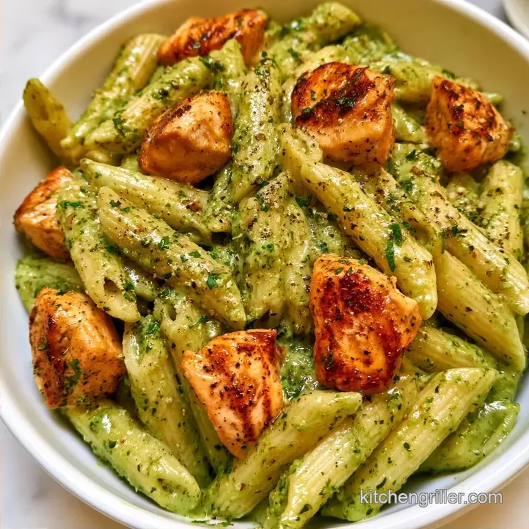 Creamy Chicken Pesto Pasta in 30 Minutes