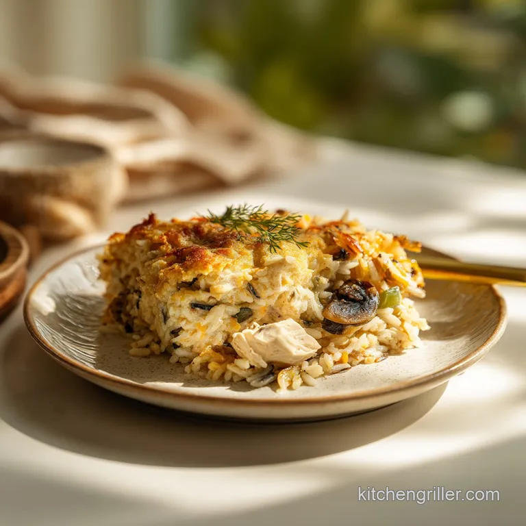 Creamy Chicken and Wild Rice Casserole