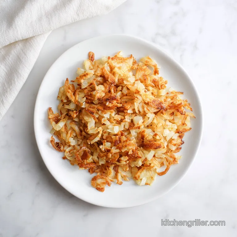 Crispy Hash Browns with Onions