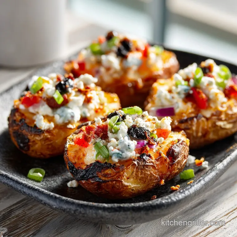Blackstone Loaded Potatoes: Ultra Crispy