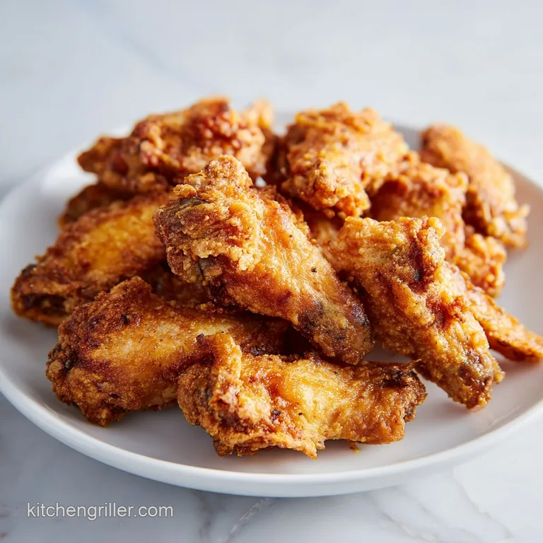 Fried Chicken Wings: Shattering Crust