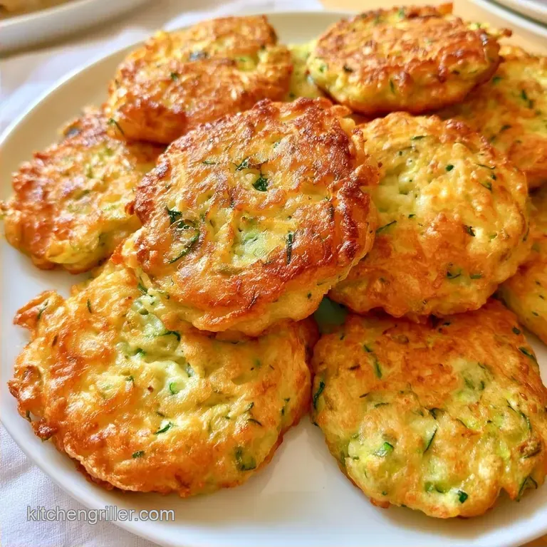 Crispy Zucchini Fritters