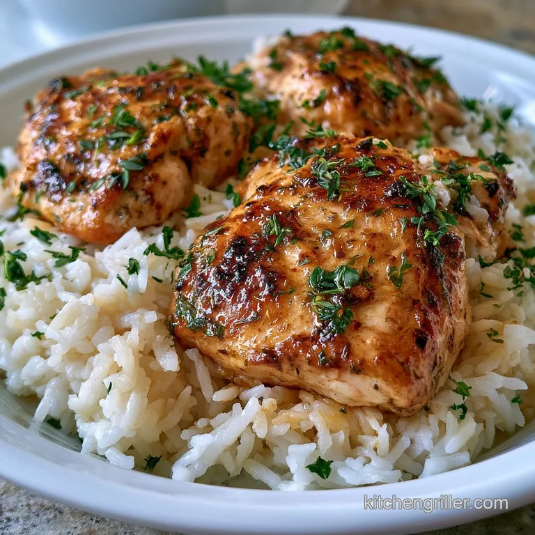 Crockpot Chicken and Rice: Creamy and Tender