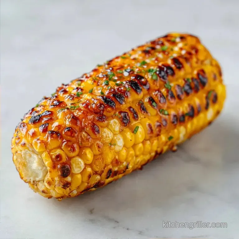 Easy BBQ Grilled Corn: Sticky and Charred