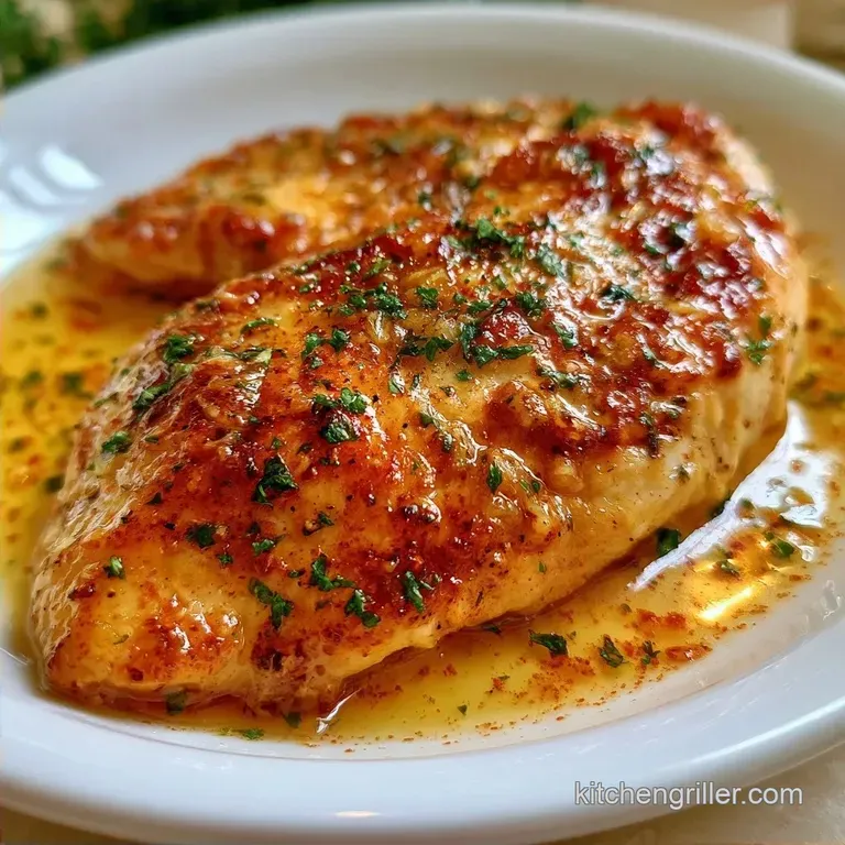 Crispy Garlic Butter Chicken Breast