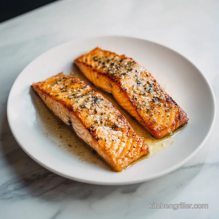 Garlic Butter Salmon: Pan-Seared and Crisp