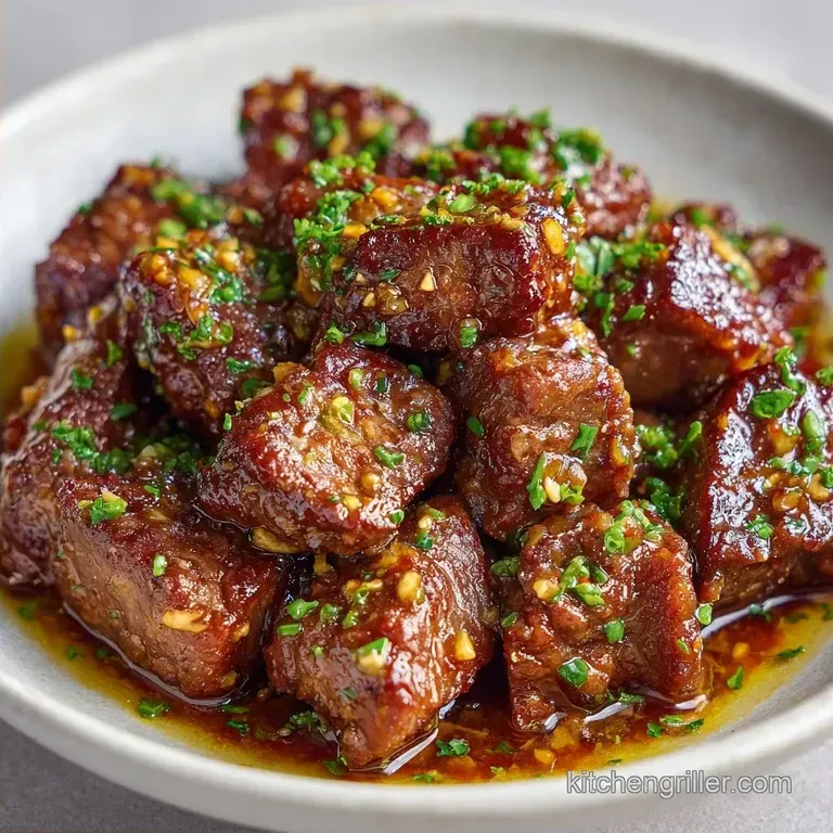 Garlic Butter Steak Tips: Pan-Seared and Tender
