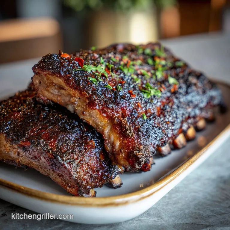 Smoked Baby Back Ribs on a Gas Grill with Wood Chips