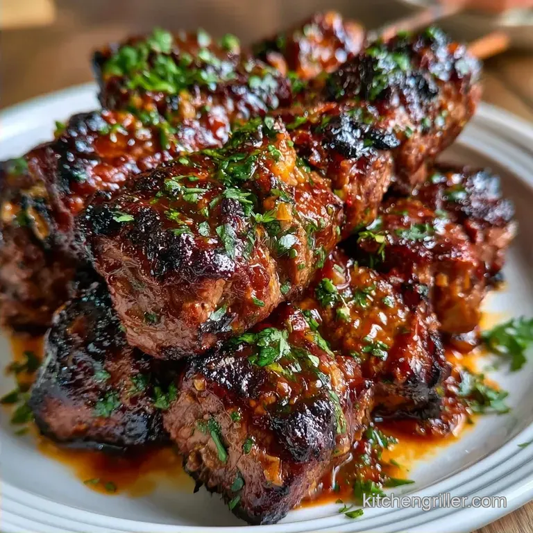 Grilled Beef Kabobs with Honey Soy