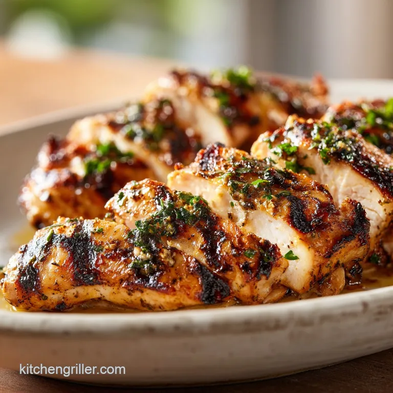 Grilled Bone In Skin On Chicken Thighs