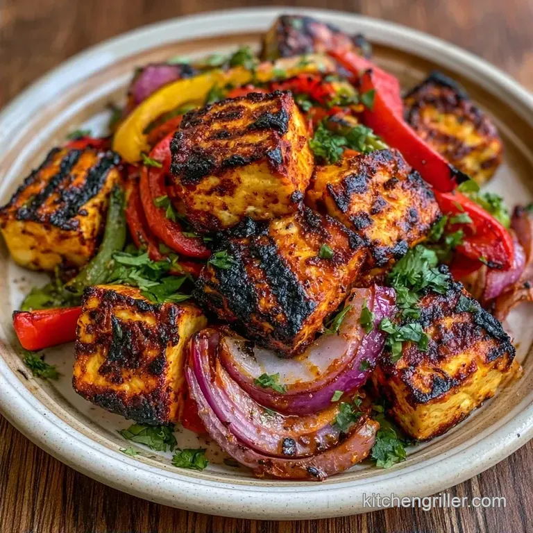 Fast-Sear Grilled Paneer and Vegetables